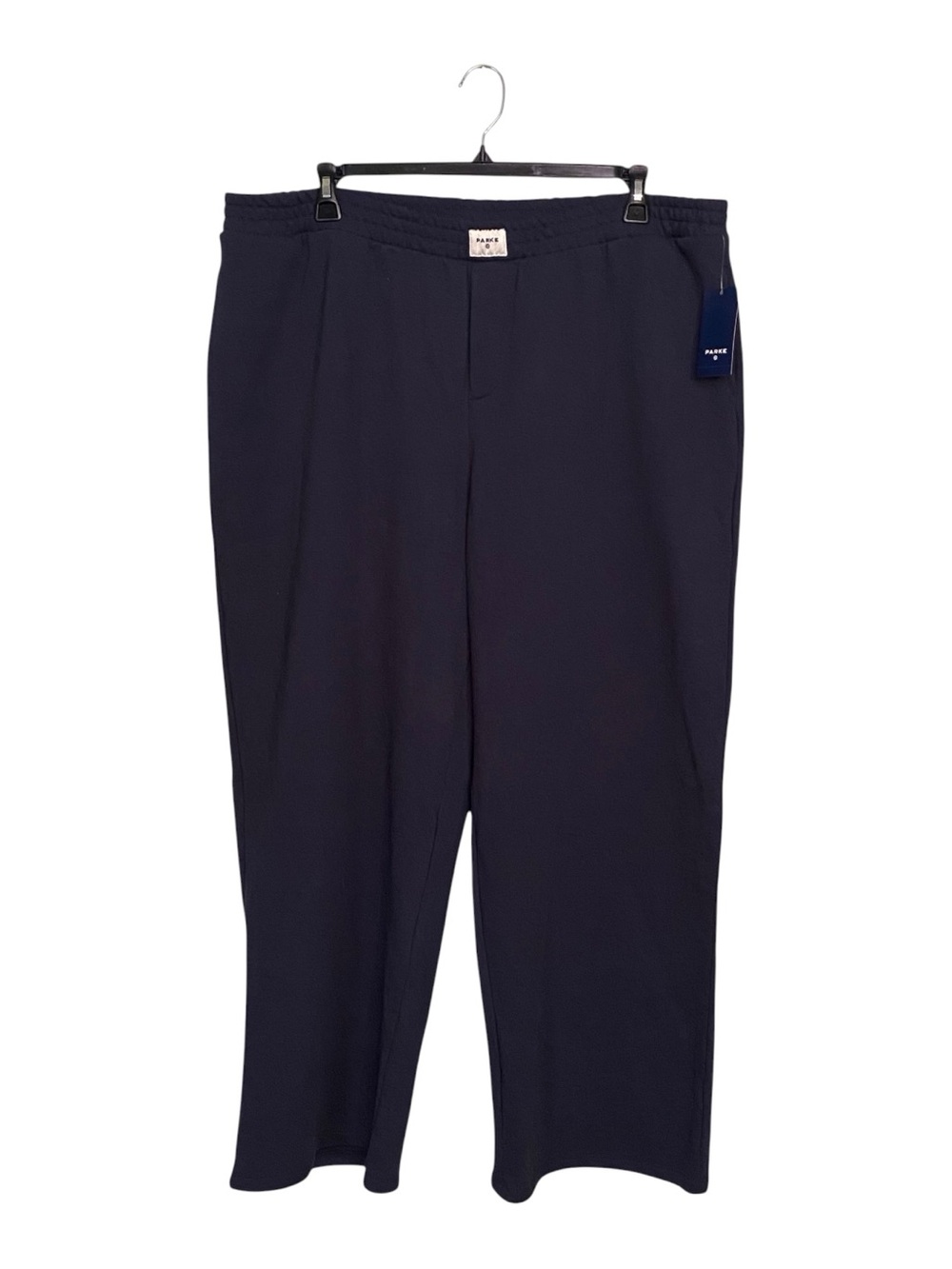 PARKE X TARGET Boxer Sweatpants High Rise Navy Blue Womens Plus Size 1X NWT